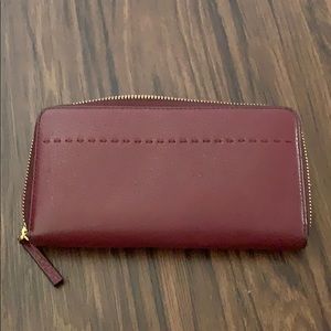 Tory Burch Bags - Tory Burch cranberry zip around wallet Tory Burch Bags - Tory Burch cranberry zip around wallet